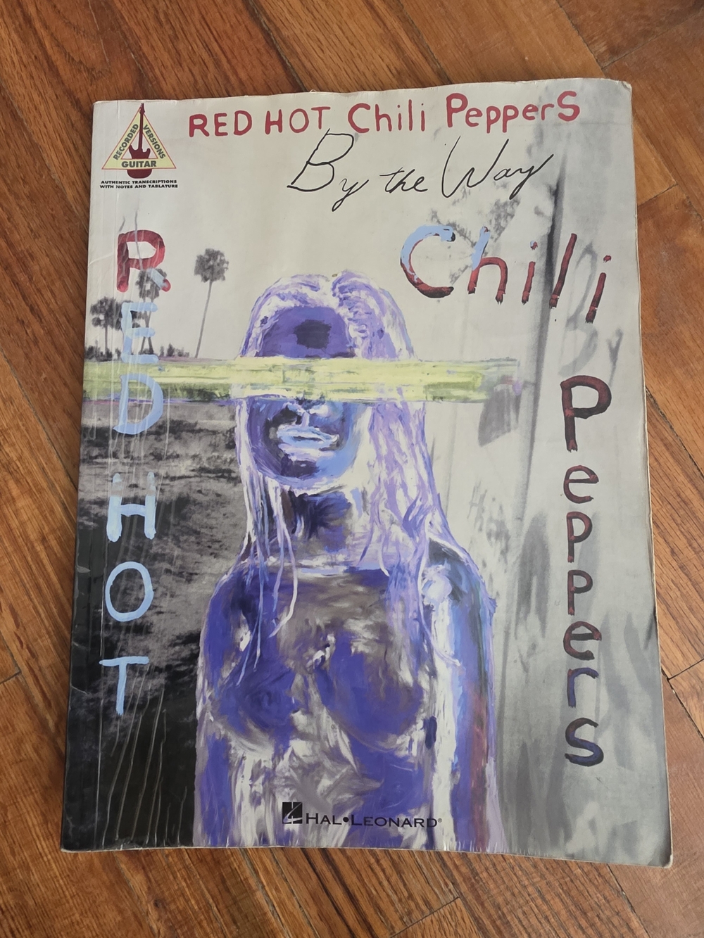Red Hot Chili Peppers 'By the Way' Blue Art Print Poster - Hall &amp; Leornard